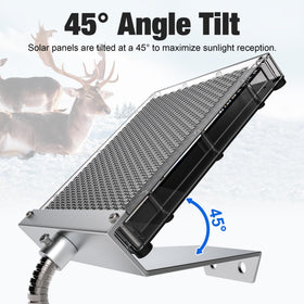 SOLPERK alligator clips enable quick connection to batteries.