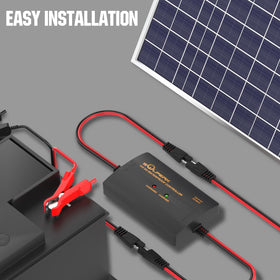 SOLPERK zero-consumption mode prevents battery drain when sunlight ends