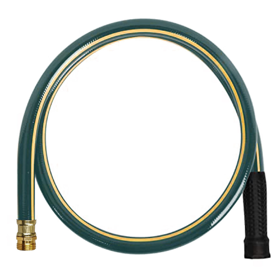 Solution4Patio green hose 5/8 inch 6 ft kink-free for easy watering