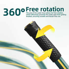 Solution4Patio heavy-duty, flexible hose supports versatile watering tasks across seasons.