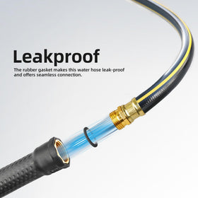 Solution4Patio burst-resistant hose withstands high pressure for demanding outdoor tasks.