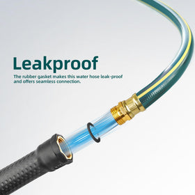 Solution4Patio reinforced fittings and rubber seal prevent leaks during use.