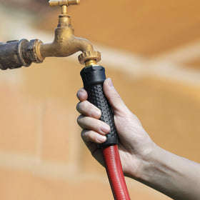 Solution4Patio red hose suitable for both home and commercial use.