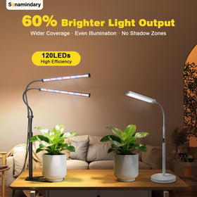 Sonamindary adjustable-height setup reaches tall and short plants with a flexible tripod.
