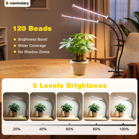 Sonamindary strong clamp secures the light on a desk.