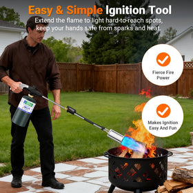 Sondiko torch enabling paint removal and wood burning tasks