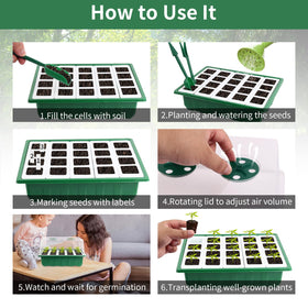 Sondiko 4 pack kit with 80 cells for indoor gardening