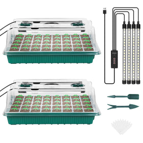 Sondiko seed starter tray with 40 cells and lid for healthy seedlings