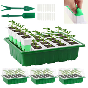 Sondiko seed starter tray with soft silicone cells for easy transplanting