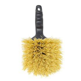 Songbird Essentials SE601 bird bath brush in use, scrubbing a bath