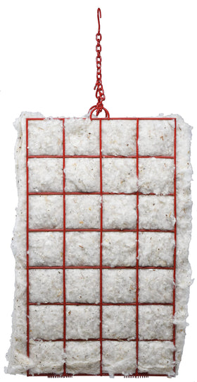 Songbird Essentials SE7021 Hummer Helper cage with nesting material supports ready nests.
