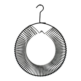 Songbird Essentials wreath feeder close-up shows easy access to unsalted peanuts for birds.