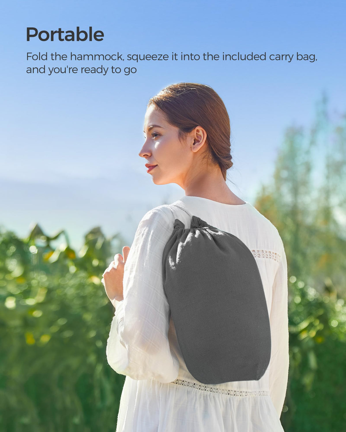 Songmics camping hammock ready for travel