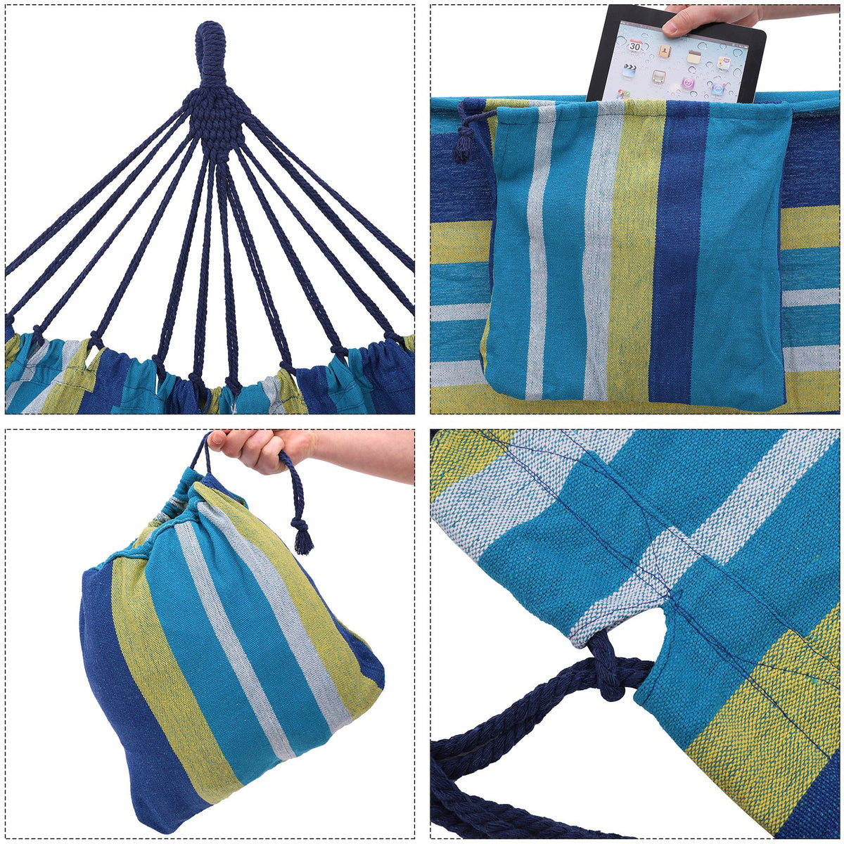SONGMICS carry bag with straps and carabiners for portable setup