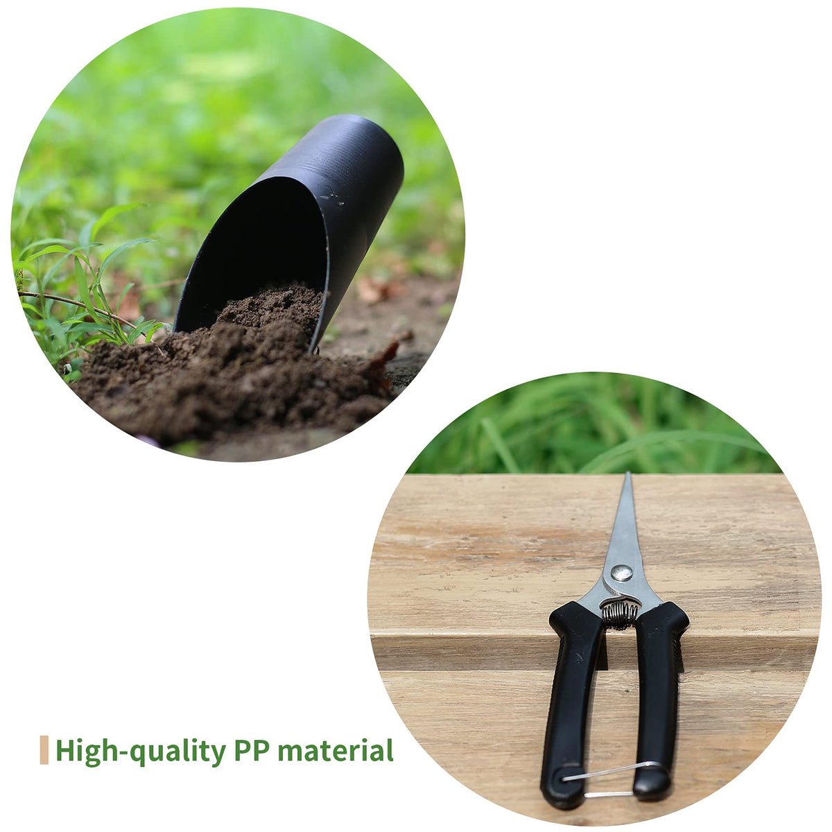Songtaste hydroponics-ready tools for soil loosening in compact growing setups.