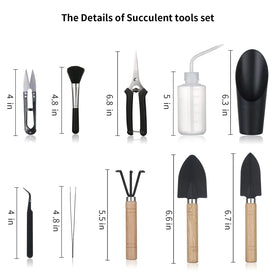 Songtaste succulent tools spade ideal for transplanting and soil preparation