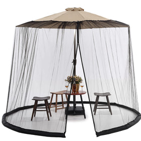 Songzhihao mosquito net front view protects guests from bugs during outdoor dining