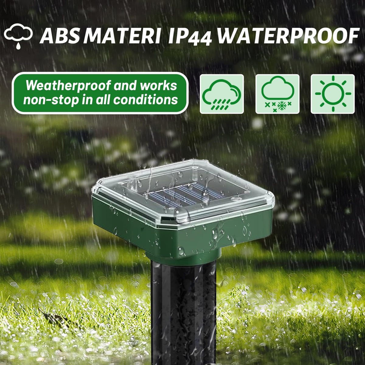 Wide-area perimeter protection around garden blocks burrowing in your beds