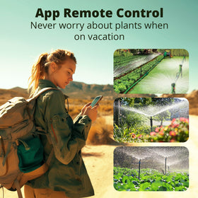 SONOFF SWV-NH app control interface for remote irrigation.