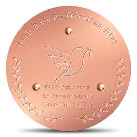 SONSIL birdbath copper disk highlight 1mm thickness for long-lasting water contact