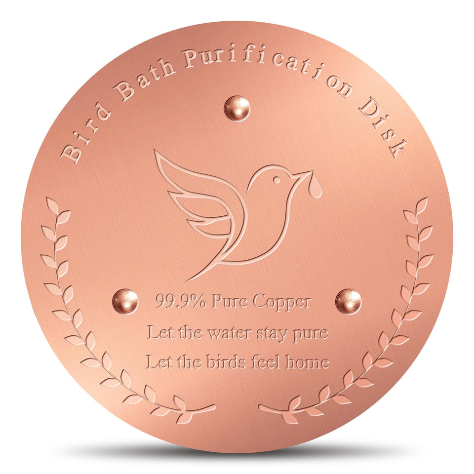SONSIL birdbath copper disk highlight 1mm thickness for long-lasting water contact