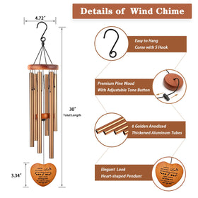 Soopau in loving memory wind chime as a lasting tribute.