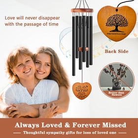 Soopau pine wood wind chime with natural grain for calm spaces.