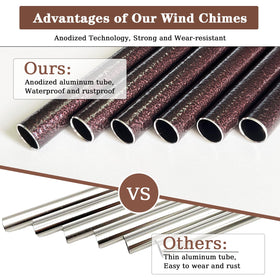 Soopau wind chime with greeting card, premium packaging for Bible gifts