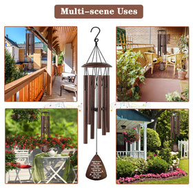 Soopau wind chime hanging on porch or garden inspires calm moments