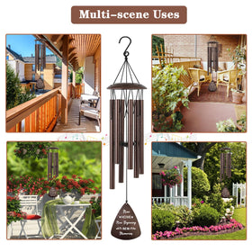 Soopau wind chimes enhance porch or garden ambiance