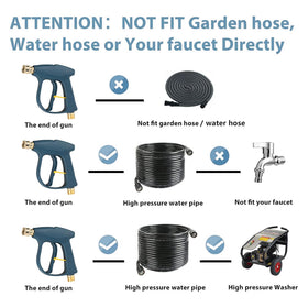 Sooprinse five nozzle tips for versatile spray patterns.