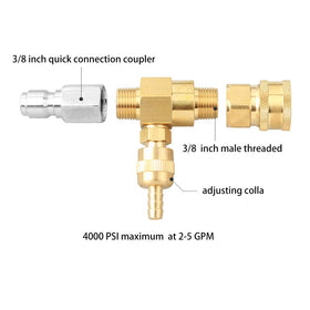 Sooprinse 16 ft siphon hose demonstrates flexible reach for outdoor cleaning tasks.