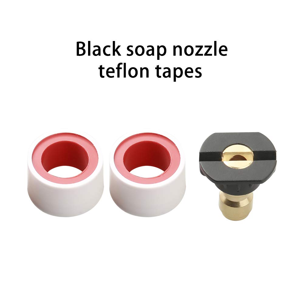 Sooprinse kit with 3/8 inch quick-connect fits compatible pressure washers for quick setup.