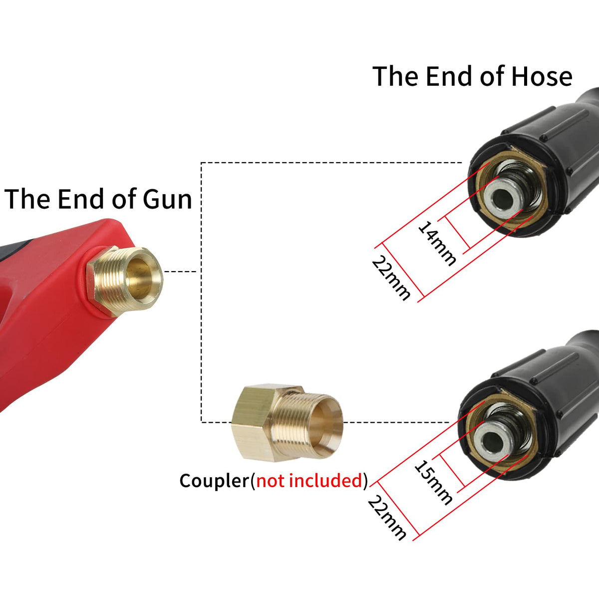 Sooprinse extension curved wand 7-inch reaches gutters and high corners.