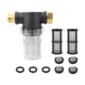 Sooprinse garden hose inlet filter with 40 mesh guards your washer from debris