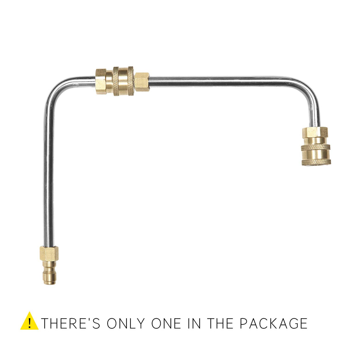 Sooprinse stainless steel design resists corrosion for long-lasting performance.