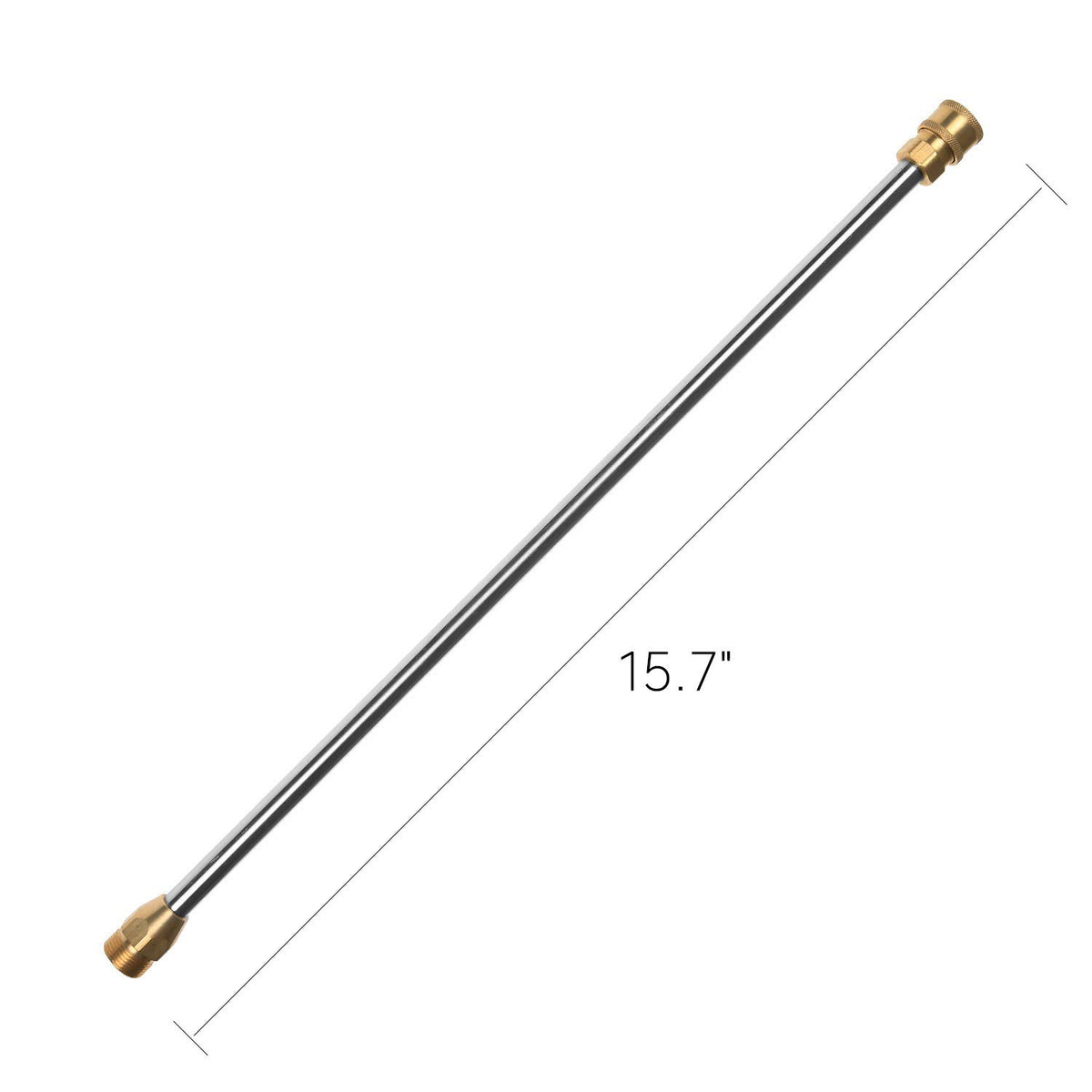 Sooprinse stainless steel lance designed for high-pressure cleaning.