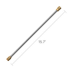 Sooprinse stainless steel lance designed for high-pressure cleaning.
