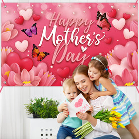 Sophena banner with four grommets for easy, secure hanging.