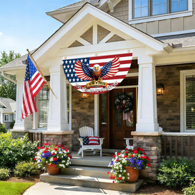 Sophena two-pack patriotic banner for versatile yard decor