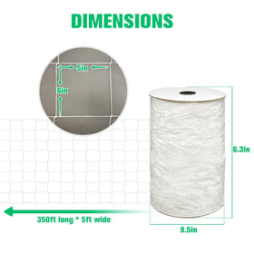 Soposuky trellis netting closeup shows 6-inch mesh for airflow
