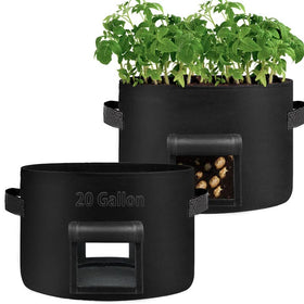 SORANGEUN two-handles on grow bags enable easy relocation and heavy plant support.
