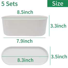 SORANGEUN compact window-sill planters ideal for growing basil and small herbs.