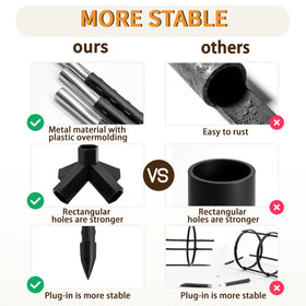 SORANGEUN matte black finish blends with outdoor spaces