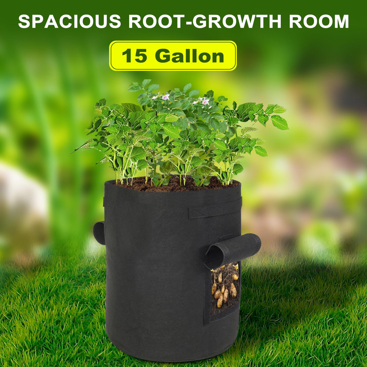 SORANGEUN Multi-use bag doubles as storage and garden container