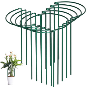 SORANGEUN peony cages 10-pack provide easy assembly for sturdy flowering support