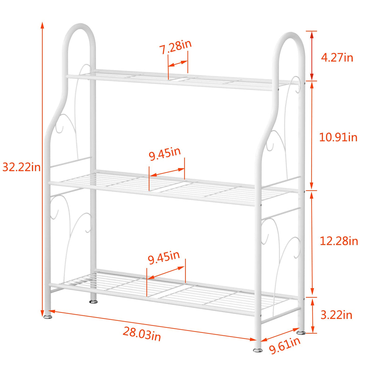 SORCEDAS folding-design plant stand collapses for easy storage.
