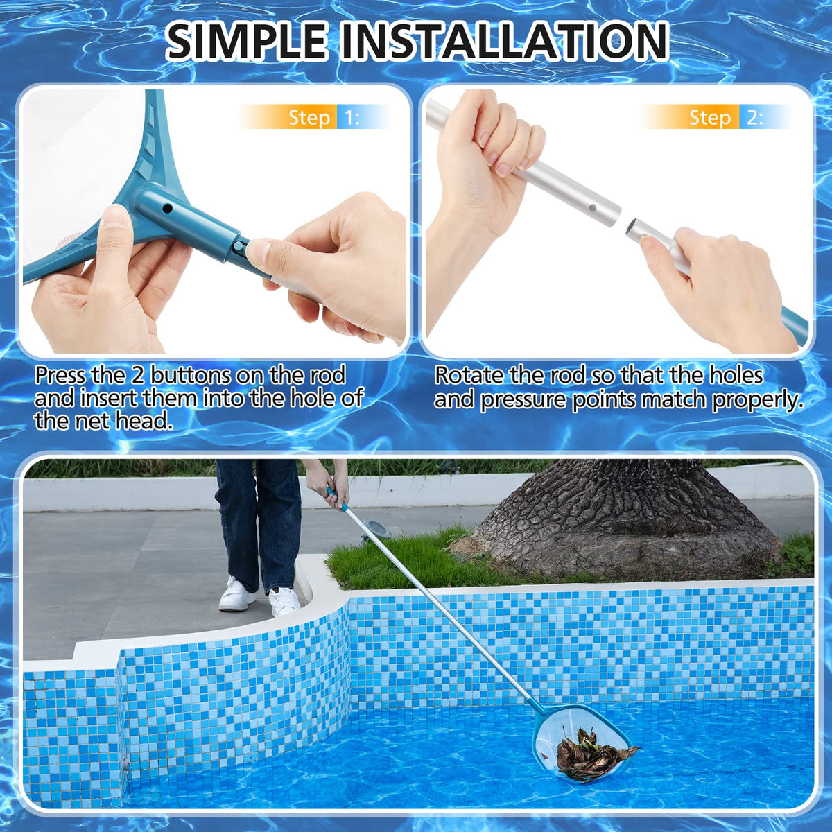 SORSWEET extended reach enables thorough cleaning of hard-to-reach spots.