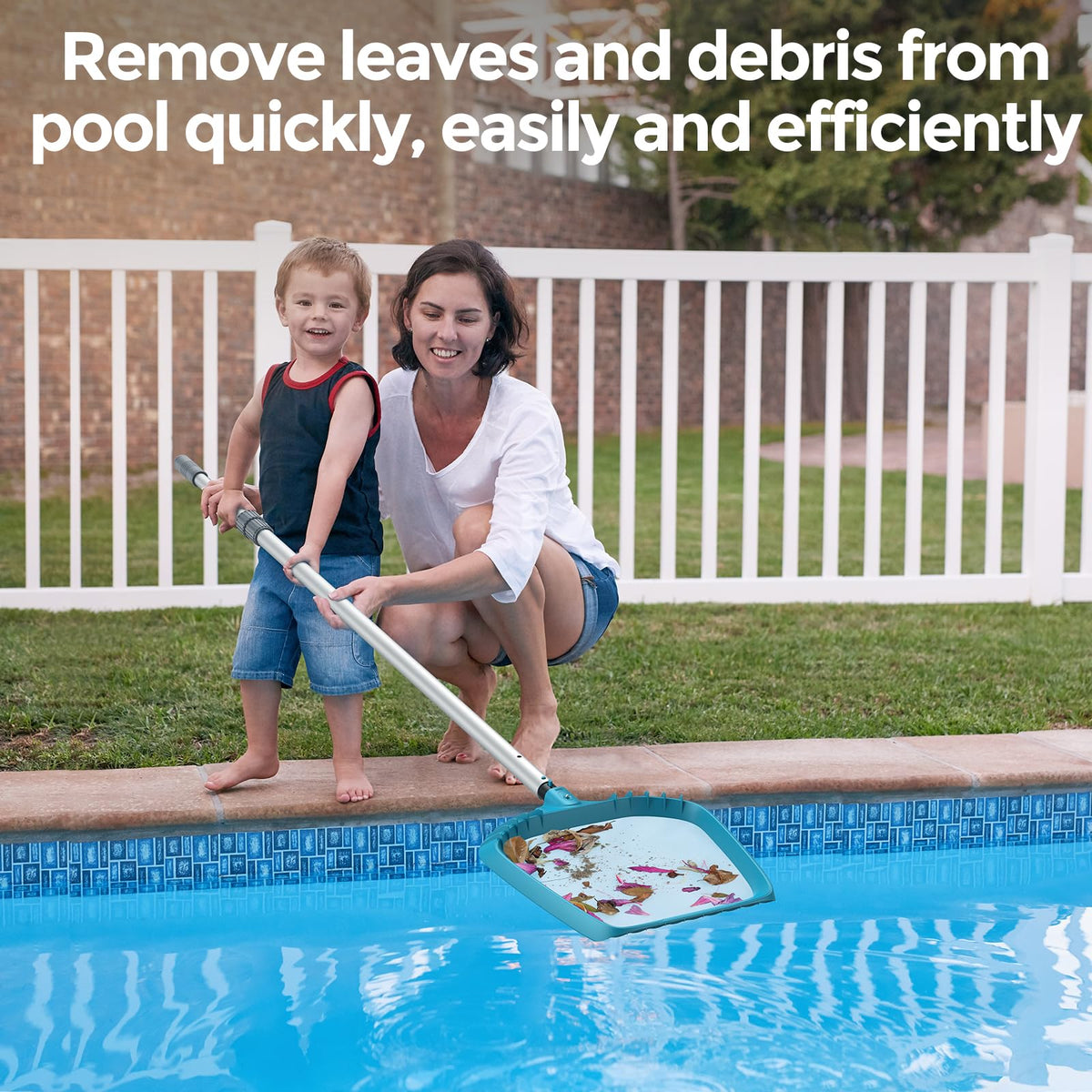 SORSWEET skimmer makes pool maintenance easier and more efficient.