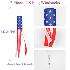SOTOPOO star-stripes windsock 40-inch adds vibrant color outdoors